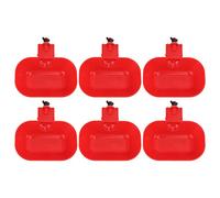 6 Piezas de Tazones para Beber Avícolas Automáticas, G1/8 Hilo de Gran Capacidad ABS Subering para Pollo/Pato/Gato/Perro, Recipiente de Agua de Animales de Granja Anti-derrames