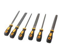6 piezas de tope de lima de madera de 8 piezas de 8 pulgadas herramienta manual de acero de alto carbono Woodwork Metal Glass Cerámica multifuncional Kit portátil