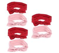 6 Piezas diadema con lazo accesorios para el cabello de niña pequeña moño de pelo de bebé hair topper shower diademas de bebé diadema de lazo niñas arco diademas paño ibasenice