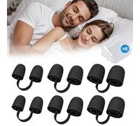 6 Piezas Dilatador Nasal Silicona, Dilatador Nasal Contra la los Ronquidos, Clip Nasals Antirronquidos, Respira Mejor, Ayuda a Reducir los Ronquidos, Dormir Mejor, Hombre/Muje