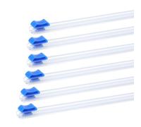 6 Piezas Dispensador Papel Aluminio y Film, 33cm Dispensador Film Transparente, Expendedor Porta Rollos, Dispensador Triple, Cortador para Film y Papel Aluminio para Papel Aluminio, Film y Toallas