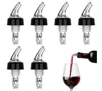 6 Piezas Dosificadores por Boquilla Transparente, 3 cl Vertedor Universal para Botellas, Automáticos de Botellas de Medición Precisa,Dispensador Pourers para Bebidas,Cócteles,Vino Whisky,Aguardiente