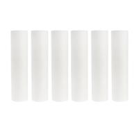 6 Piezas Filtro de Agua de Casa 1 Μm, Cartucho de Sedimentos 10 | Hogar y Vivienda Completa, Resistencia a Presión, Fibras Densas, Diseño Espiral Interno, Blanco