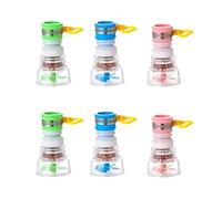 6 Piezas Filtro de Agua para Grifo, Mini Filtro de Agua del Grifo, Rociadores de Filtro, Aplicar para Grifos Abatibles de Cocina, Bañera y Ducha(Tres Colores)