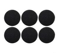 6 Piezas Filtros de Activado para Campana Extractora Portátil 6.7x6.7 Pulgadas para algodón Negro Recambio Cocina