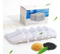 6 Piezas Filtros de Fuente para Gatos FeelNeedy YPD-C004 con Sensor de Movimiento, Filtros de Bebedero Gatos, 5 Filtración, Satisface Las Necesidades de Reemplazo de 4 a 6 Meses