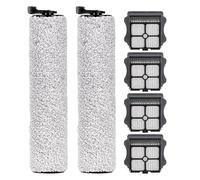 (6 Piezas) Floor One S3 Cepillos De Repuesto Y Filtros HEPA Compatibles Con La Aspiradora Inalámbrica Tineco Floor One S3/ iFloor 3, Incluye 2 Cepillos, 4 Filtros HEPA y Piezas De Repuesto