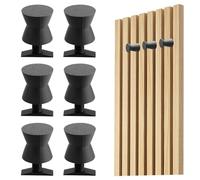 6 Piezas Ganchos Para Paneles Acústicos Accesorios Para Paneles Acústicos Diseño Redondo No Requiere Perforación Instalación Flexible Adecuado Gancho pared En Oficinas Salas De Estar Y Dormitorios