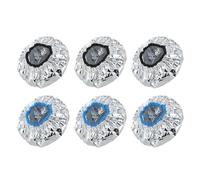 6 Piezas Gorro De Ducha Con Calefacción, Gorro De Ducha Con Mascarilla Para El Cabello, Gorro De Ducha Con Papel De Aluminio Horneado Con Aceite, Adecuado Para Teñir Y Cuidado Del Cabello