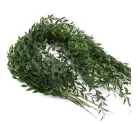 6 Piezas Guirnalda Hiedra Artificial Hojas Verdes Planta Colgante | JaneYi Enredadera Artificial de Plástico para Decoración Interior Exterior Jardín Oficina Casa Café Follaje Verde