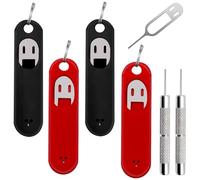 6 piezas Herramienta de extracción de tarjetas SIM herramienta de apertura de bandeja de tarjetas SIM, pasadores de expulsión, abridor de agujas, eyector compatible con todos los iPhone Apple iPad HTC