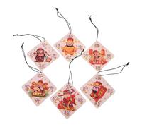 6 Piezas Hoja de aromaterapia para coche decoracion LED accesorios generales fragancia para automóvil perfume para hogar recarga de aromaterapia para coche tableta fragante esencia Gatuida