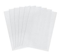 6 Piezas Hojas de Malla de Plástico, 30 x 20 cm 6 Ct de Malla de Plástico para Hacer Bordados Malla de Lona para Punto de Cruz para Proyectos de Crochet DIY (Transparente)