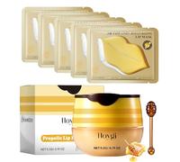 6 Piezas Honey Balm, Bees Bálsamo Labial Hidratante,