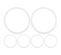 6 Piezas Junta de Goma para Cuencos Sonoros, Anillo de Apoyo | Cuencos de Sonido y Cristal, Absorción de Vibración, Uso Ritual y Estudio Musical, 9,4cm