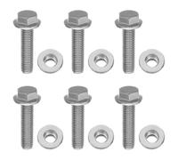 6 Piezas Kit de Pernos M10 X 40mm de Acero Inoxidable | Adecuado para Fijar Colectores de Escape, Reduce Agarrotamiento de Roscas, Uso en Conducción Diaria y Off-road