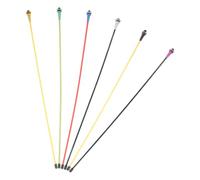 6 Piezas Kit de Tubo de Antena para Coche RC M6 Metálico con Tapa | Montaje Roscado para Receptor, Soporte Multicolor, Uso en Bricolaje y Ajuste para Camión Todoterreno