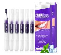 6 Piezas Lápiz Blanqueador De Dientes Para Blanquear Los Dientes Ayuda A Reducir Manchas Superficiales Haz Que Tu Sonrisa Sea Brillante Y Radiante