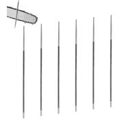 6 Piezas Lima de Motosierra, 5.5mm Limas de Afilado, Lima para Motosierra 3/8, Lima Redonda para Afilado de Motosierra, Lima Afilar Motosierra Manual, Limas para Reparar y Afilar Cadenas de Sierra