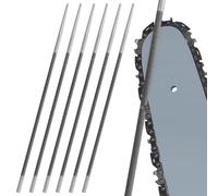 6 Piezas Lime ronde pour chaînes de tronçonneuse 4,8 mm, lima redonda para reparación y afilado