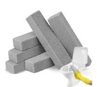 6 Piezas Limpieza piedra Pomez,Bloque para Limpieza de WC,Piedra Limpiadora WC,Piedra pómez Uso Doméstico,Limpiezas eficaz,Limpiezas de aseos, cocinas, fregaderos
