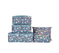 6 piezas maleta bolsas de almacenamiento, ropa portátil, zapatos y organizador de maquillaje, resistente bolsas de equipaje