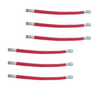 6 Piezas Manguera de Extensión para Válvula Americana de Conector | Instalación sin Herramientas, Control Preciso del Aire, Portátil y Optimizada para Válvulas Americanas, PE y Nylon