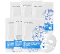 6 Piezas Mascarilla de Hidrogel Hialurónico, Mascarilla Hidratante Facial, Daily Care mascarilla Facial, Hidratante Profundo, Antiarrugas, Skincare Set para Mujeres Adolescente