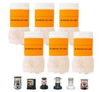 6 Piezas Mecha Para Horno, Mechas Para Estufa, Mecha De Lámpara, Mecha Para Lámparas, Mecha De Estufa, Mecha Para Estufa De Petróleo, Mechas De Repuesto Para Lámpara, Para Farolillo (95* t2.5*180 MM)