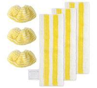 6 Piezas Microfibra Compatibles, Paños para Kärcher EasyFix SC1 SC2 SC3 SC4 SC5 Accesorios, 3 Paños para Boquillas de Suelo + 3 Paños para Boquillas Manuales