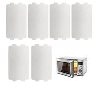 6 Piezas Microondas Placa De Mica, Hoja de Mica, Mica de Placas Hojas de Mica, Hojas Mica para Horno Microondas, para Hornos de Microondas (116 x 64 mm)