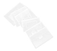 6 Piezas Molde de Silicona para Paneles, Bricolaje, Blanco | Silicona, Acabado Fino, Fácil de Lavar, para Decoración del Hogar y Proyectos Manuales
