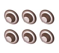 6 Piezas Moldes Creativos para Tazas de Tazas para Hornear Doradas Multifuncionales Antiadherentes para Pasteles, Pudines y Más Utensilios para Hornear para Principiantes