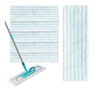 6 Piezas Mopa de Microfibra de Repuesto, 38x15cm Almohadillas de Fregona Reutilizables y Lavables, para Leifheit Clean Mopa de Microfibra, Funda de Mopa Plana de Microfibra, para Todos Los Pisos