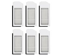 (6 Piezas) N20 Plus Filtros HEPA Repuestos Compatible con ECOVACS DEEBOT N20 Plus/ N20 Pro Plus/ X1 Omni/ T10/ T10 Plus/ T10 Turbo/ T10 Omni Robot Aspirador, Kit de Accesorios Filtros