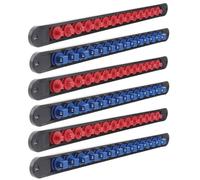 6 Piezas Organizador Portátil de Enchufes Rieles, 6 Soportes | Diseño Estable y Modular, Combina a Voluntad, para Taller y Coche, 1/2, 3/8 y 1/4 Pulgadas