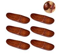 6 Piezas Palillos Descansa, Soporte para Tenedor Cuchara para Cena, Palillos Almohada Vajilla, Accesorios para Restaurantes, Aplicar para el Hogar(Marrón)