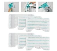 6 Piezas para Leifheit Bath Cleaner Micro Duo Telescope Fregona Fundas de Recambio Kit,20x12,5cm Microfibra para Leifheit Mopa para Azulejos Lavable Funda, para Todos los Suelos, Descontaminación