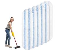 6 Piezas para Vileda H2Pro Recambio Fregona Mopa Plana Kit, Microfibra para Vileda H2Pro Recambio, para Todos los Suelos Duros Polvo Manchas Sucias