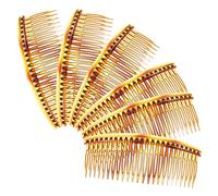 6 Piezas Peines Laterales de Plástico para Mujeres y Niñas de Peines Estilizados de Accesorios de Prácticos y Duraderos para Tipo