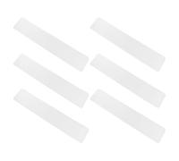 6 Piezas Peldaños Antideslizantes Transparentes Autoadhesivos | PEVA Adhesivo de Polietileno, Superficie Texturizada Fina, para Cerámica y Azulejos de Ducha