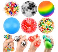 6 Piezas Pelota Antiestres, Squishy Bolas Antiestres, Fidget Toy, Juguetes Sensoriales, Antiestres Adultos, Juguetes Autismo para Aliviar la Fatiga de los Dedos para Aliviar la Ansiedad