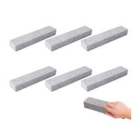 6 Piezas Piedra de Limpieza de Pómez Estropajo Inodoro Removedorn de pomita Limpiador de Barra de Piedra Pómez para Cocina Baño Piscina para Parrillas