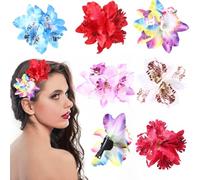 6 Piezas Pinzas para el pelo de flores, Clips de Garras de Flores, Flor Pinzas Pelo, antideslizantes, para Peinados para Mujeres y Niñas