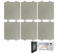 6 piezas placa de mica para horno microondas, 99 x 118 mm, placas de mica universales para microondas, accesorios para horno microondas, protección de mica para horno microondas