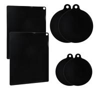 6 Piezas Protector induccion,Protector Vitroceramica Induccion hasta 300°C,Protector de Placa de Induccion,protector de inducción (Negro)