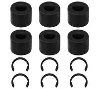 6 Piezas Reemplazo de Rodillo de Goma y 6 Piezas Resolución de Rodillo de Goma para Cricut Maker, Evita que la Goma se Mueva Anillos de Clip de Retención Compatibles con Cricut Maker