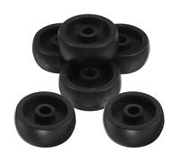 6 Piezas Rueda de Polea de Gimnasio de Plástico Resistente D48xd8xh20 Mm para Accesorios de Fitness, Rodillos Aplicables para Cinta de Correr y Bicicleta Estática, Repuestos