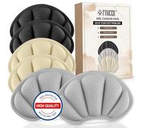 6 piezas Taloneras para Zapatos,Protector de Talón lmohadilla, Contra Resbalones y Ampollas, almohadillas para talones reducir talla zapato, para Hombres y Mujeres (Gris, Negro, Colores de Piel)
