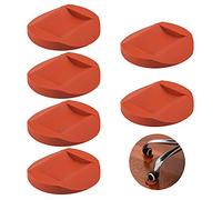 6 Piezas Tazas de Goma para Muebles, AIFUDA Posavasos de Muebles Antideslizante Agarre del Piso Protectores de Piso para Todos los Pisos y Ruedas de Muebles, Sofás y Cama